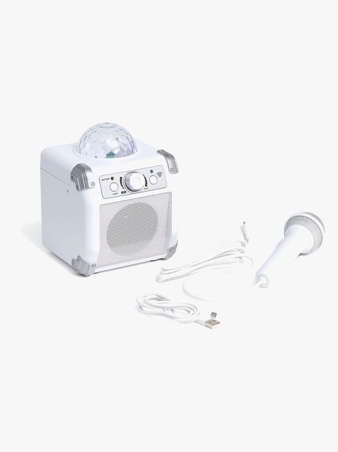 Cloudberry Castle Trådlös Karaokemaskin Med Mikrofon Och Discokula