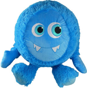 SportMe Fuzzy Monster Lekboll 50 cm, Blå