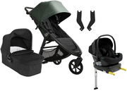 Baby Jogger City Mini GT 2.1 Duovagn inkl. Beemoo Route Babyskydd & Bas, Briar Green/Black Stone