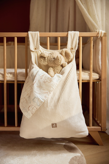 Jollein Playpen Förvaringspåse Cloudy Rib, Oatmeal