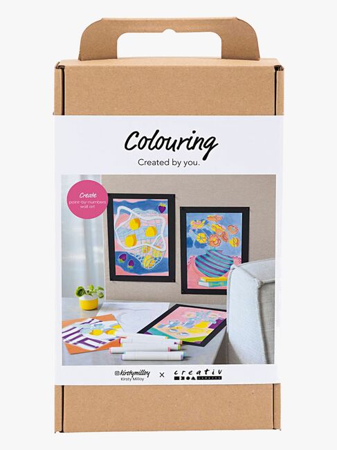 Creativ Company Målarset DIY Färgläggning Tusch