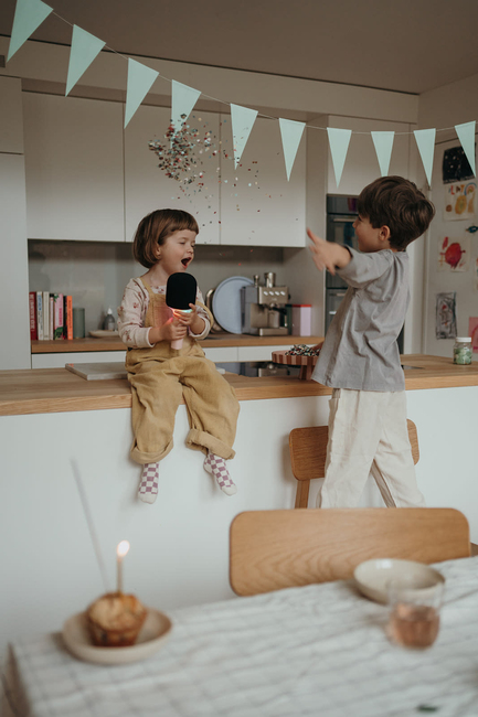 Kidywolf KIDYMIC Karaoke-mikrofon All-in-One, Rosa