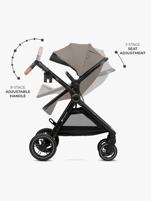 Kinderkraft ESME PRO 3-in-1 Duovagn Travelsystem, Sand Beige