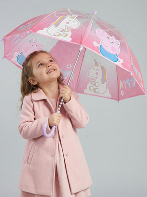 Peppa Wutz Regenschirm, Rosa
