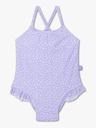 Swim Essentials Baddräkt, Lila Leopard