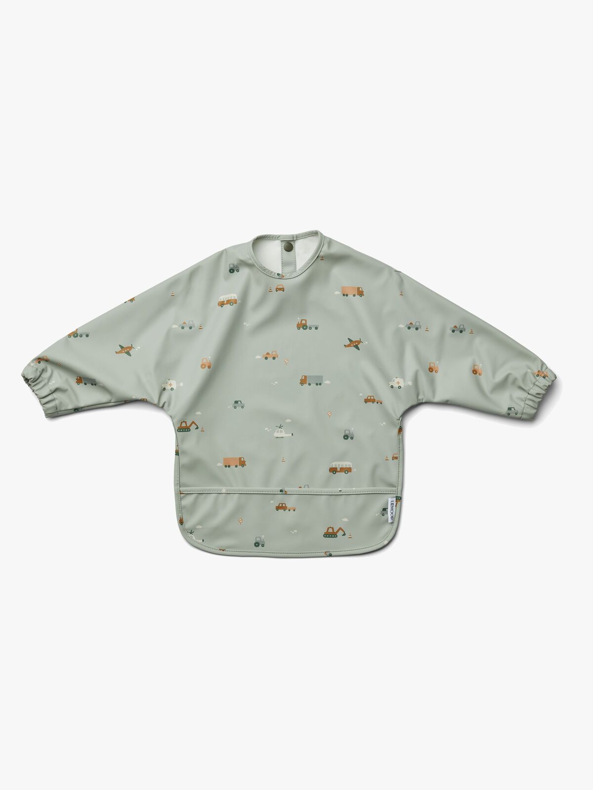 LIEWOOD Merle Cape Haklapp med Tryck, Vehicles/Dove Blue