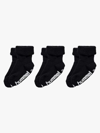 Hummel Mini Anti-Slip Strumpor 3-Pack, Black