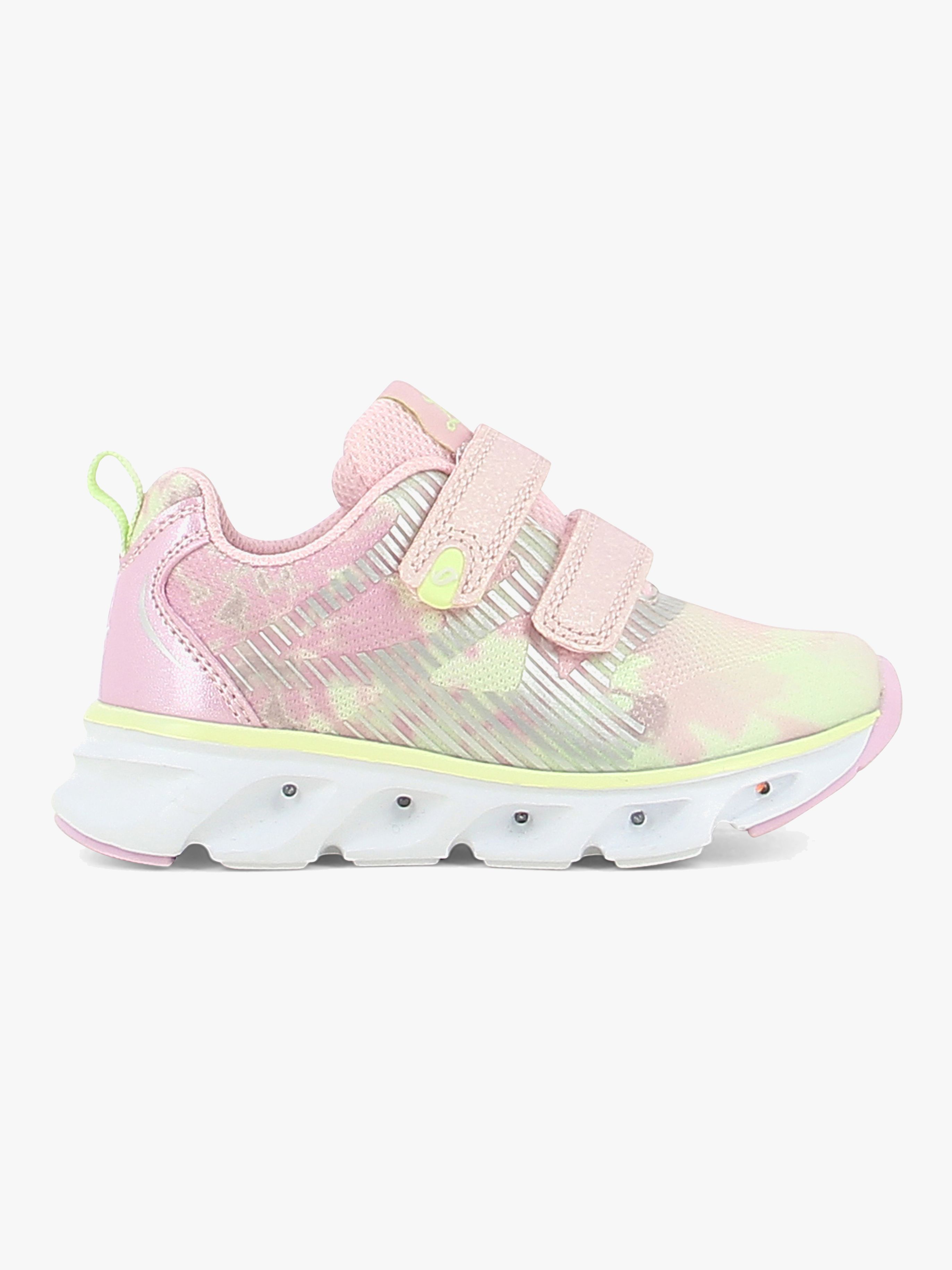 Leaf Skalka Blinkande Sneakers, Ljusrosa, 35
