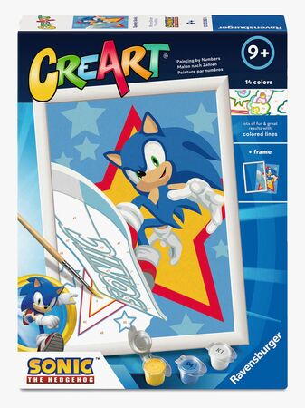 Ravensburger CreArt Målarset Speedy Sonic