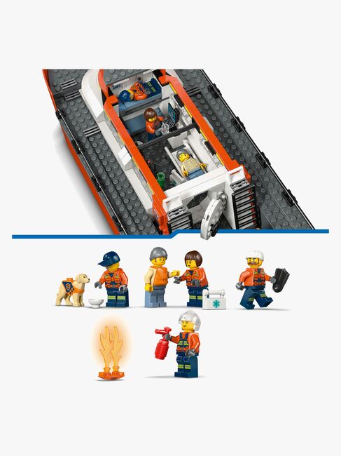 LEGO City 60504 Kustbevakningens räddningsbåt och helikopter
