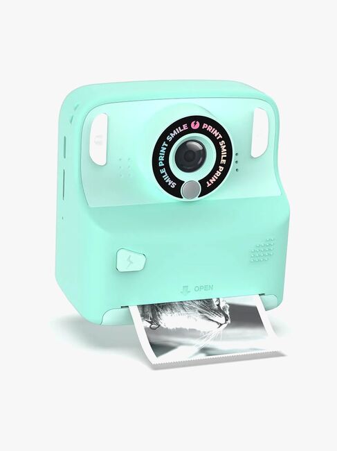 MOB Pixiprint Instantkamera med Spel, Turkos
