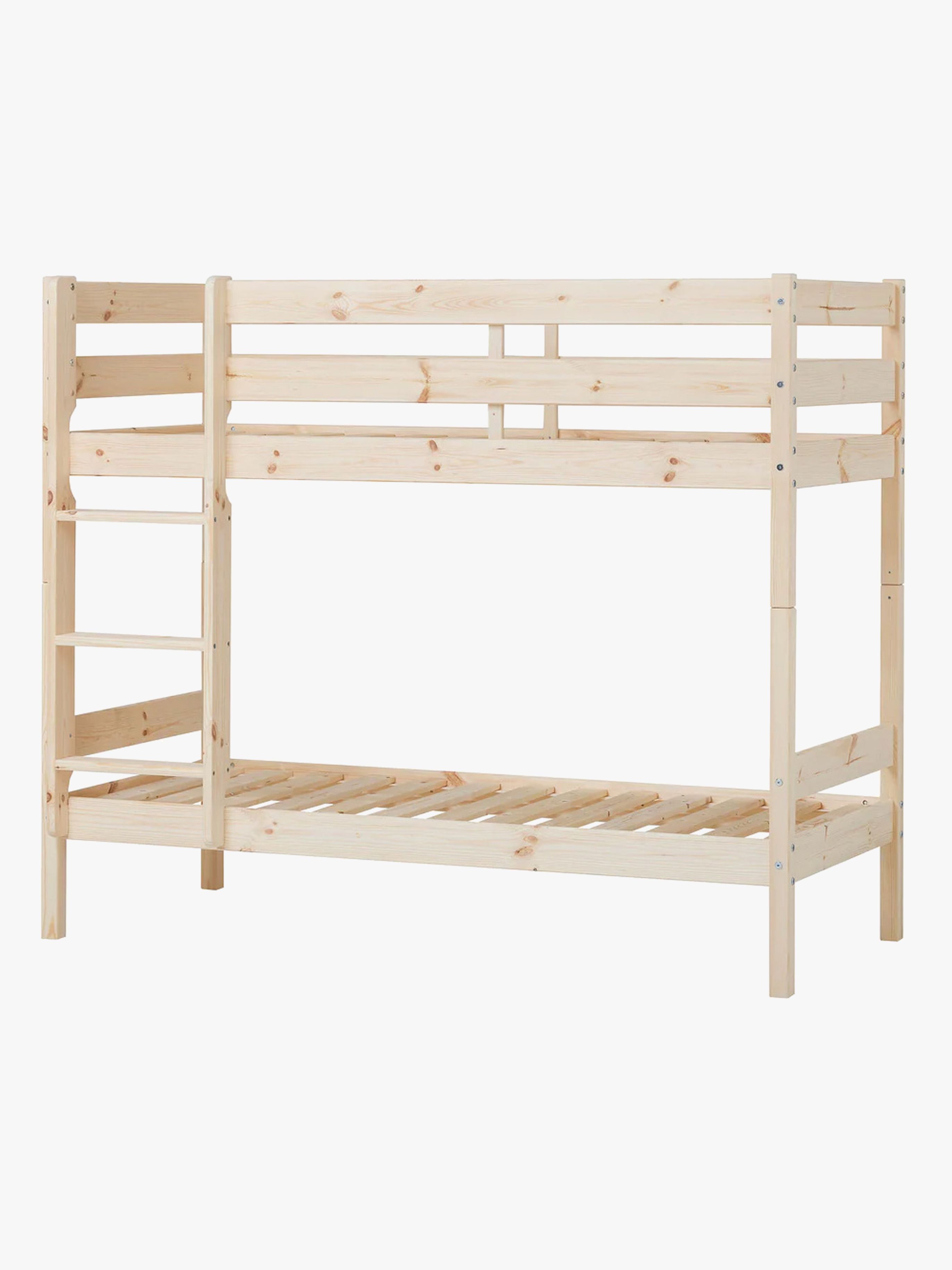 Hoppekids ECO Comfort Våningssäng Med 2x Skummadrass 70x160, Trä, Barnsäng, Juniorsäng