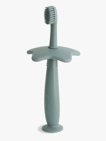 Mushie Star Lära-tandborste, Cambridge Blue