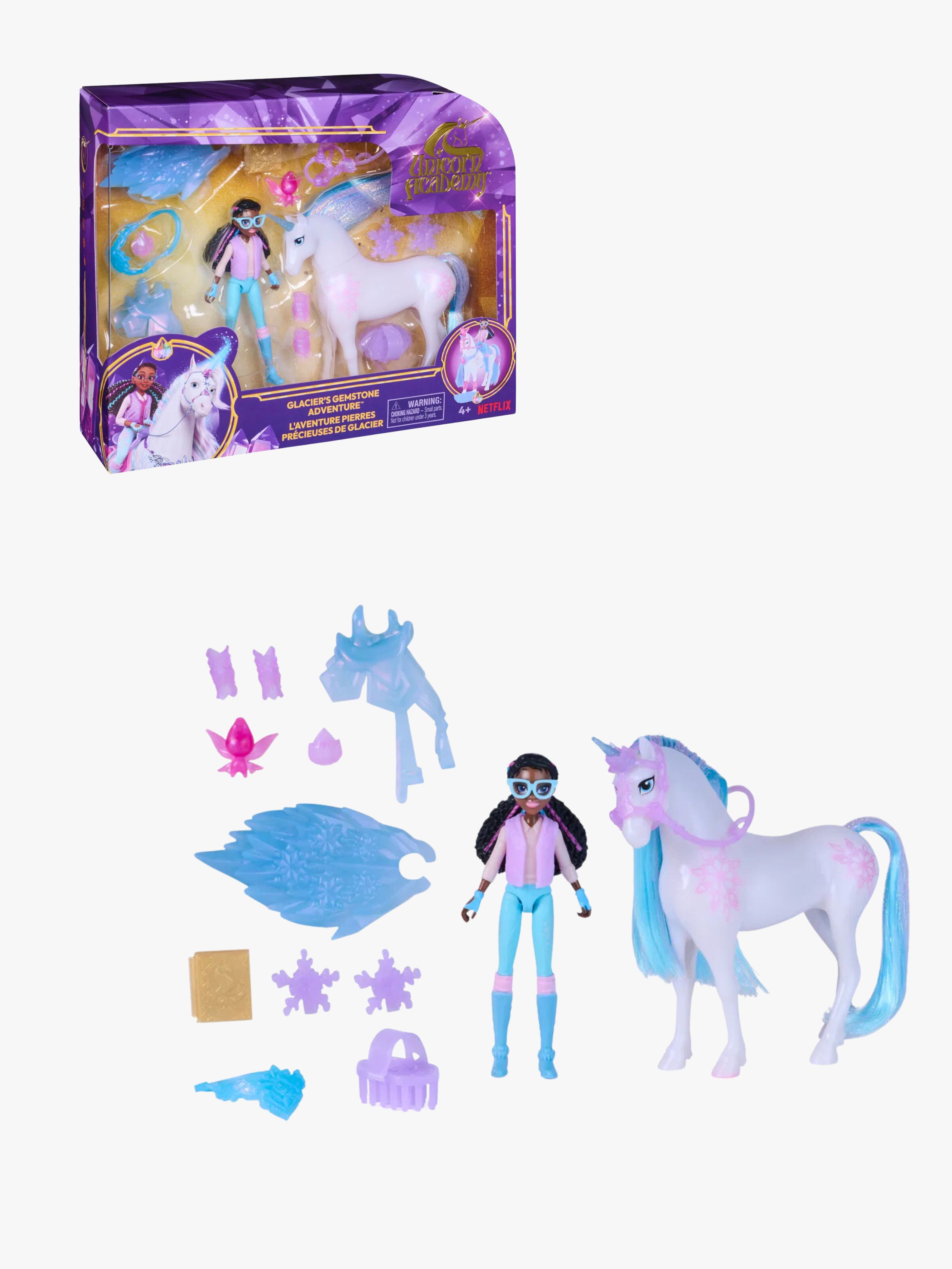 Unicorn Academy Glaciers Ädelstensäventyr Lekset