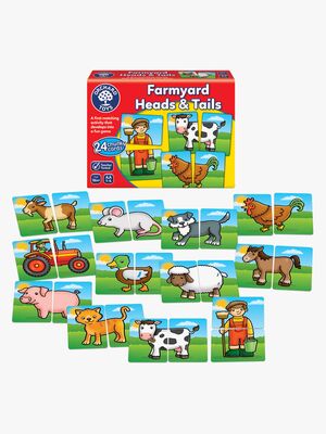 Orchard Toys Pussel Head and Tail on the Farm 24 Bitar