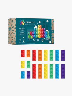 Connetix Byggset Rainbow Rectangle 18 Delar