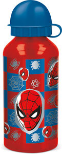 Marvel Spider-Man Vattenflaska 400 ml Aluminium, Röd