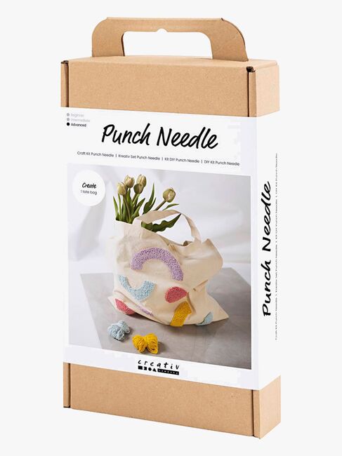 Creativ Company Pysselset Broderi Tygkasse med Pastellfärger