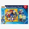 Ravensburger Pussel Sonic Core 3x49 Bitar