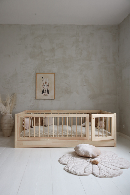 Minitude JULIAN Juniorsäng/Montessorisäng 100x200, Natur