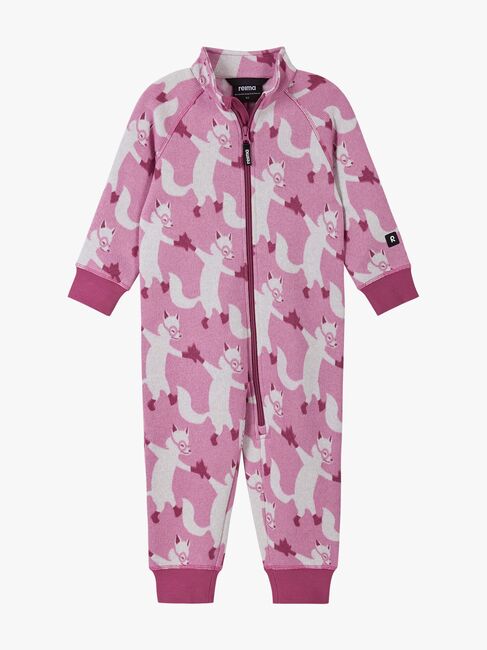Reima Myytti Fleeceoverall, Mauve Pink