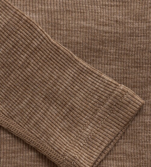 CeLaVi Långärmad Topp Merinoull, Cocoa Creme