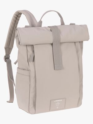 Lässig Rolltop Skötväska Ryggsäck, Taupe