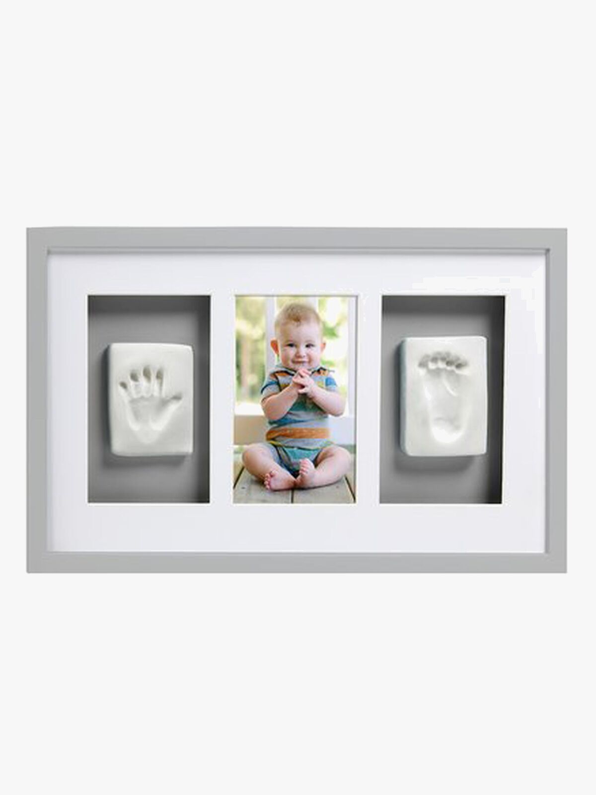 Pearhead Babyprints Deluxe Ram Trippel, Grå