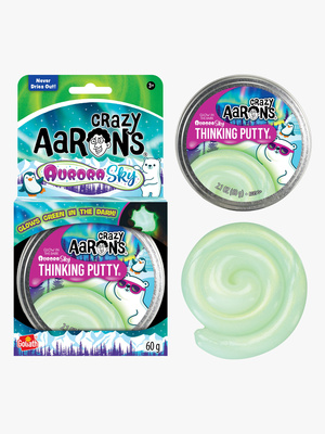 Crazy Aarons Thinking Putty Slime 60 g, Aurora Sky