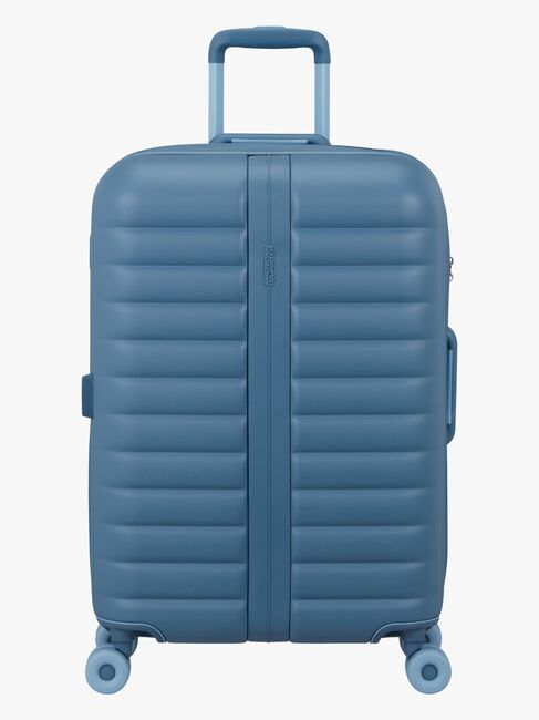 American Tourister Neovibe Spinner Resväska 66-74L, Steel Blue