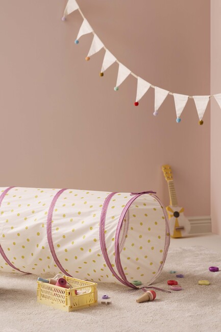 Kid's Concept Lektunnel Prickig, Rosa