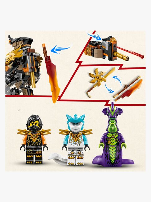 LEGO Ninjago 71854 Coles uppdragsrobot och Drak-Zane