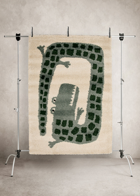 Minitude CROC Teppich 120 x 170 cm