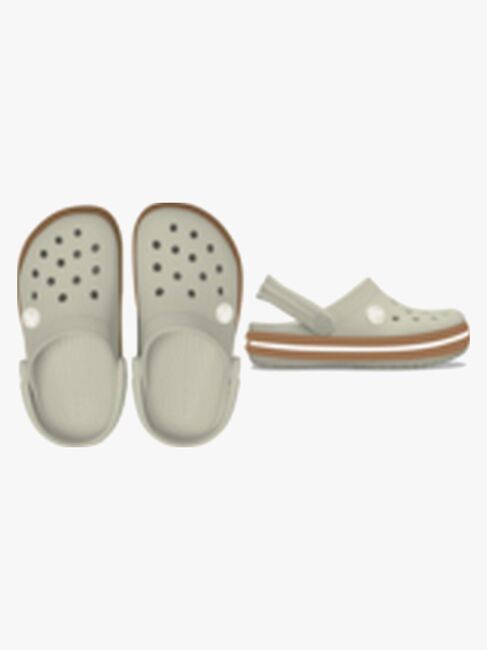 Crocs Crocband Gum Tofflor, Summit White