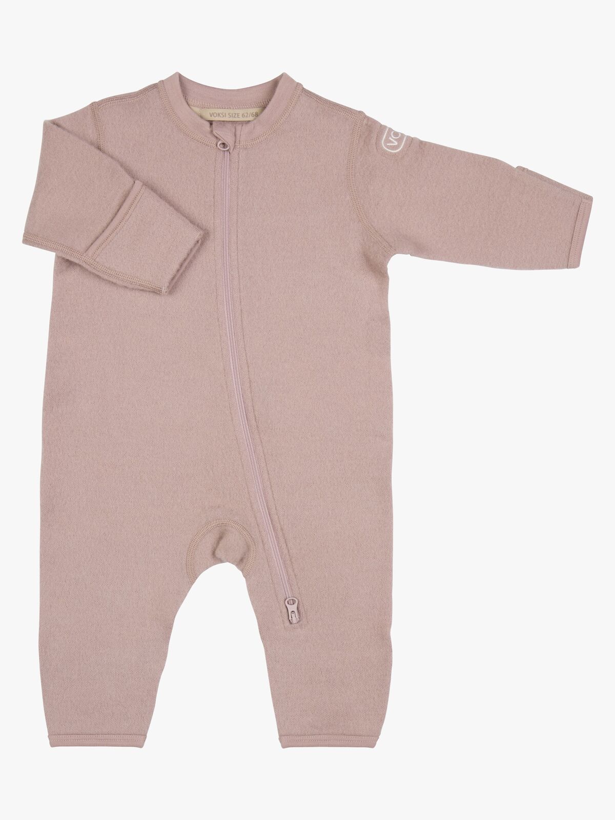 Voksi Fleeceoverall Merinoull, Soft Grape