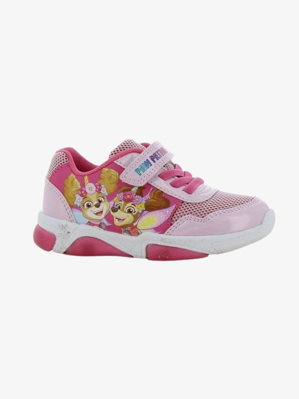 Paw Patrol  Blinkande Sneakers, Light Pink/Fuchsia