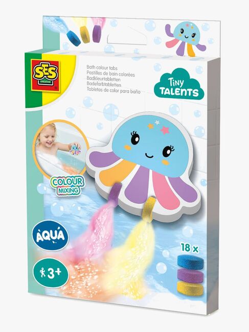 SES Creative Badleksak Bläckfisk med Badfärger