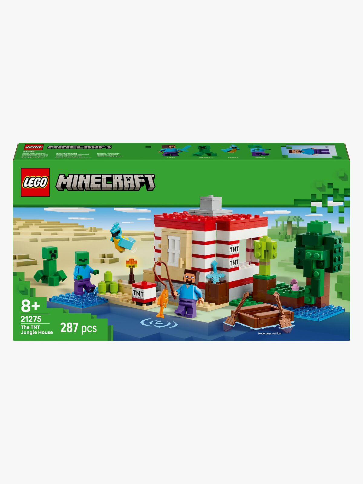 LEGO Minecraft 21275 Dynamithuset i djungeln