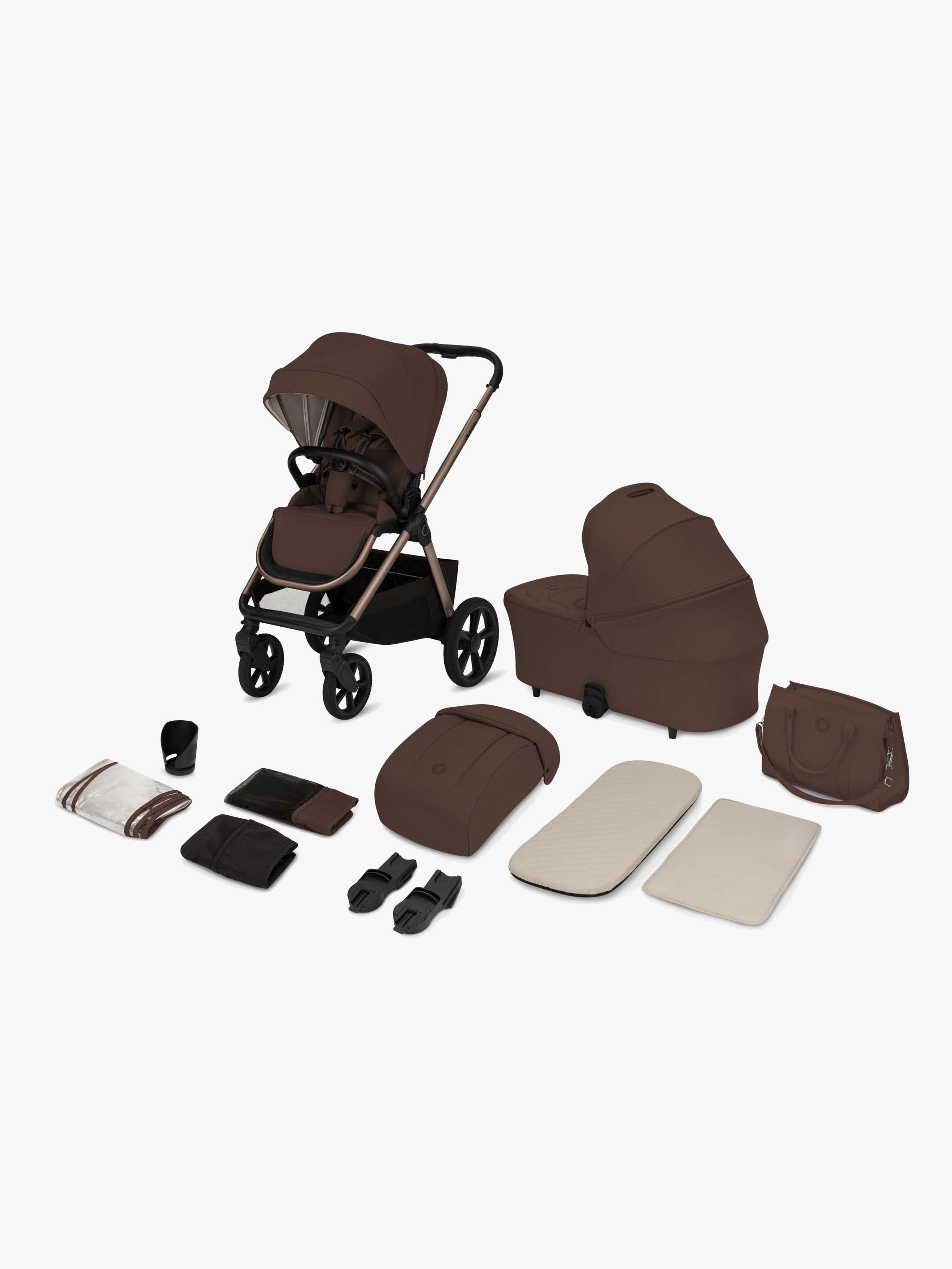 Lionelo CARMINE 2-in-1 Duovagn, Brown Chocolate