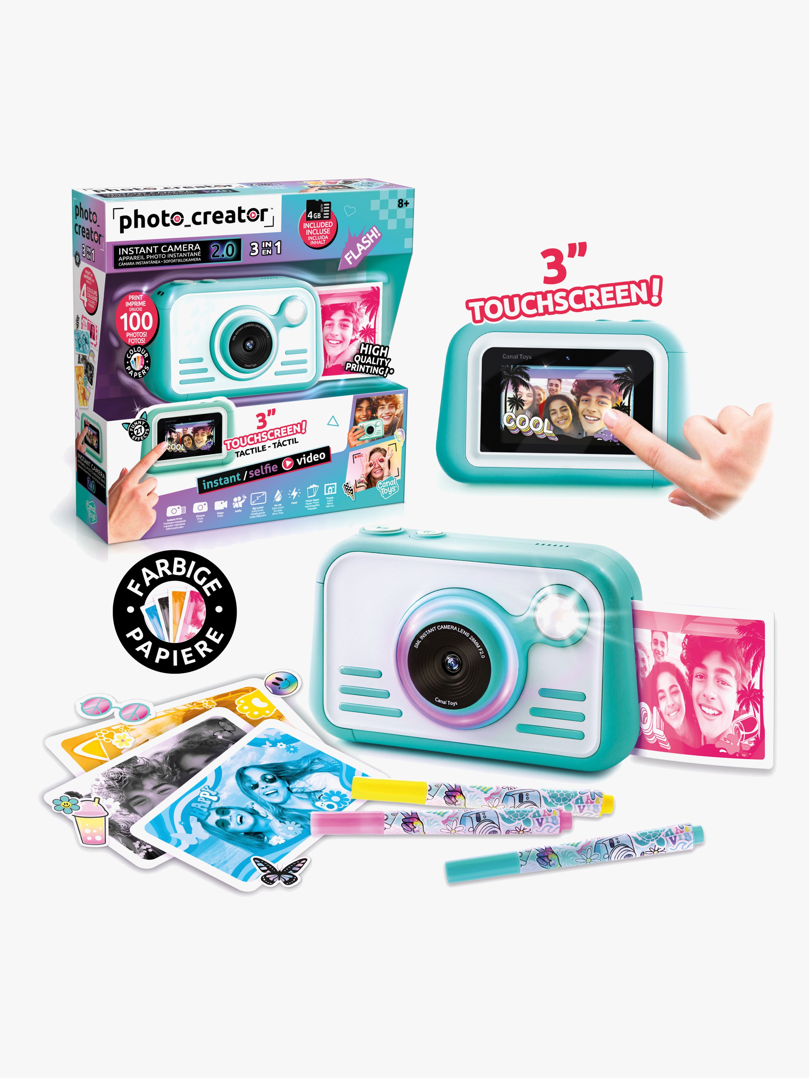 Photo Creator Instantkamera med Fotopapper