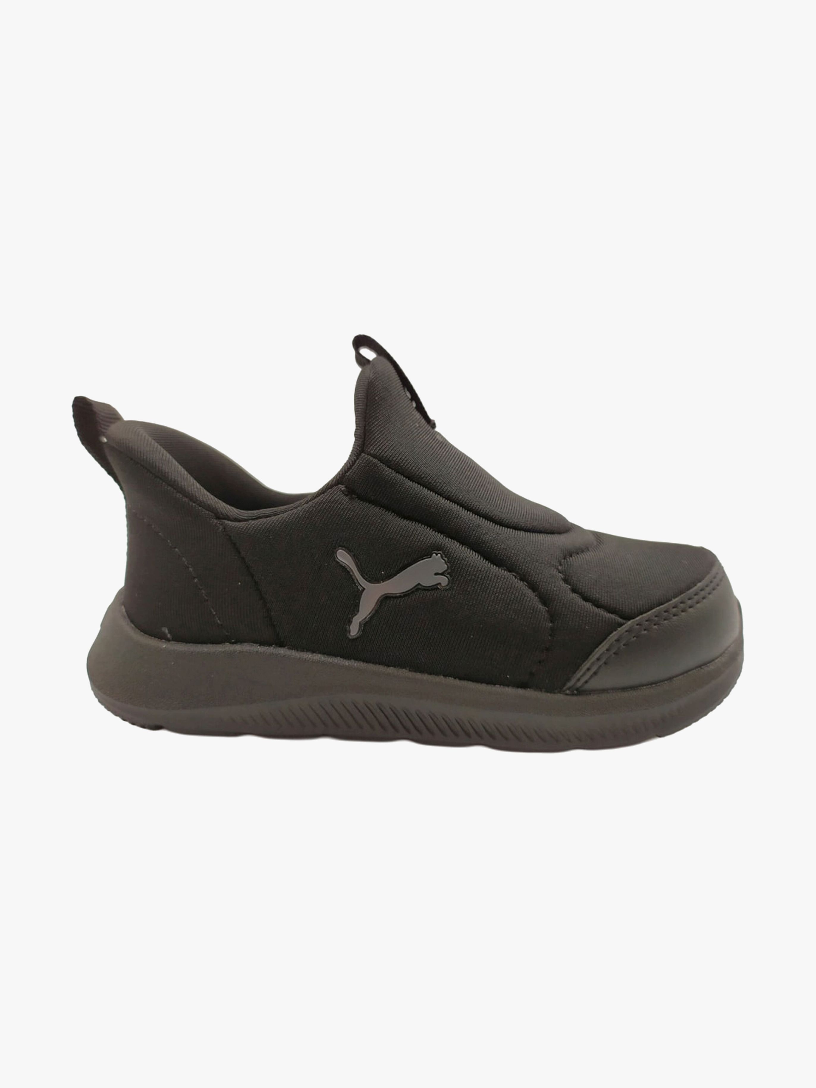 Puma Fun Racer 2 Slip On Infant Sneakers, Black/Cool Dark Gray, 21