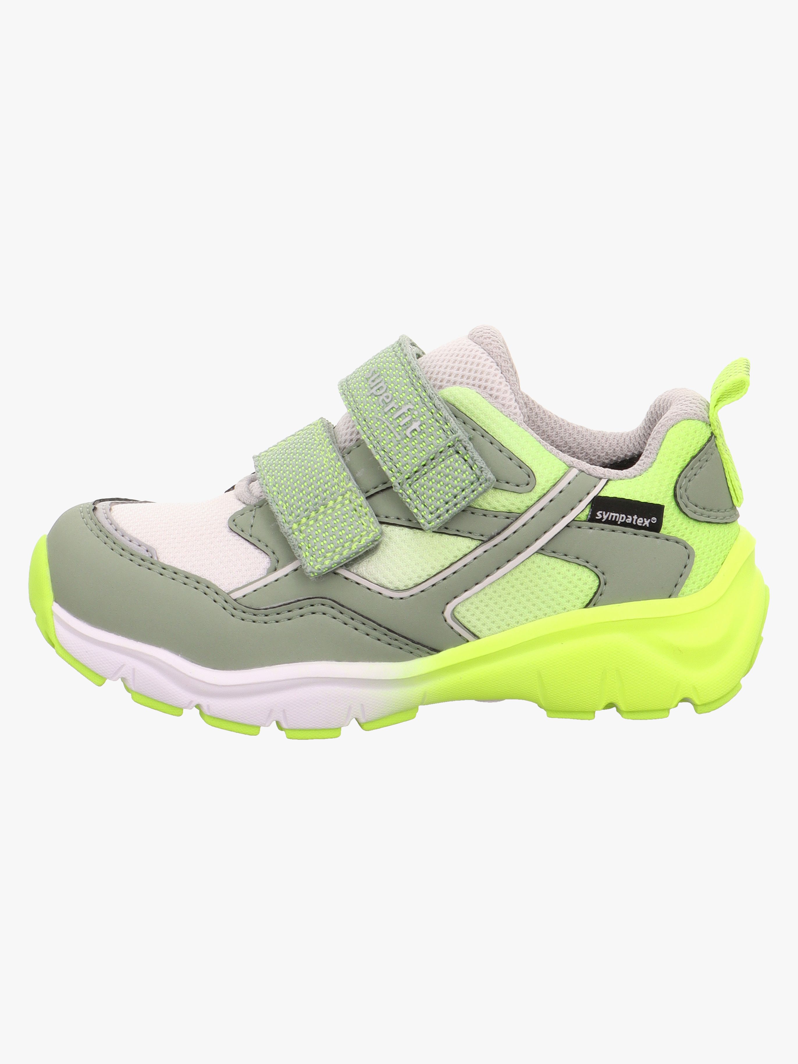 Superfit Sport5 WP Sneakers, Ljusgrön/Gul, 31