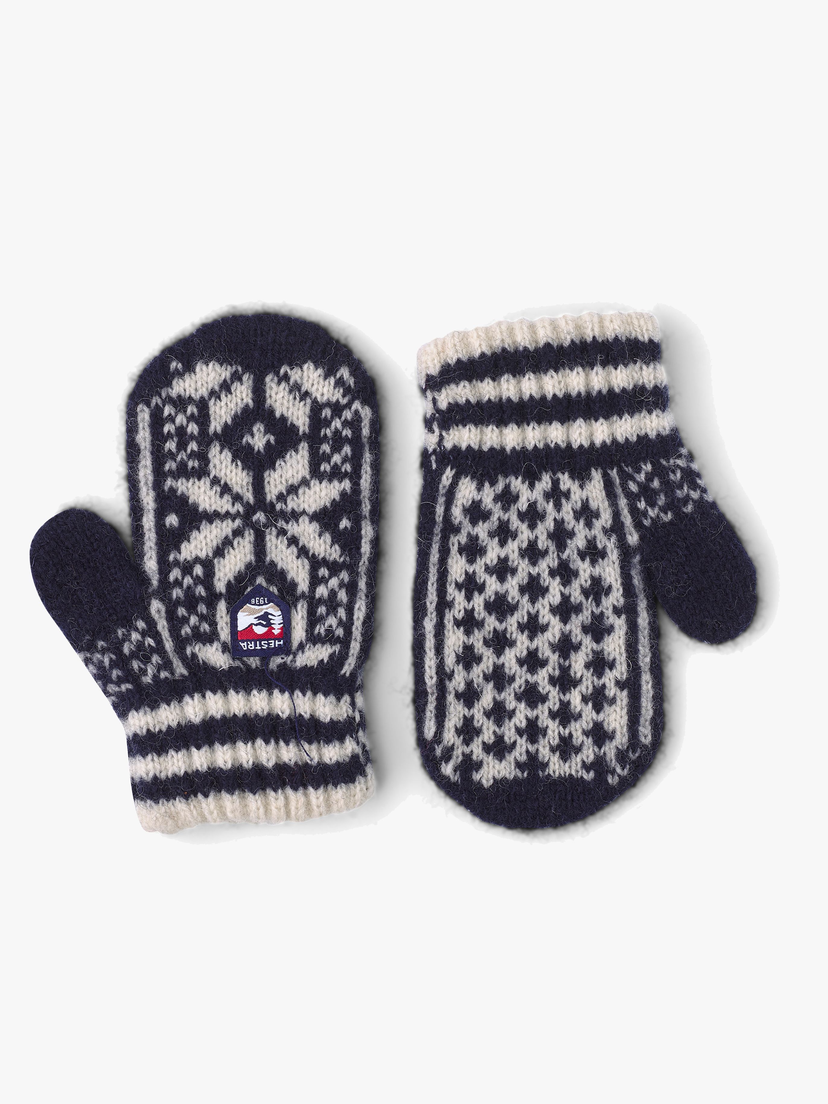 Hestra Kid's Nordic Vantar, Navy/Offwhite, 3