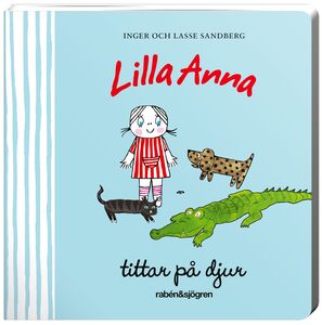 Rabén & Sjögren Bok Lilla Anna Tittar På Djur