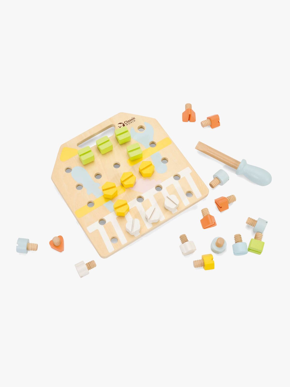 ClassicWorld Träleksak Skruvbräda