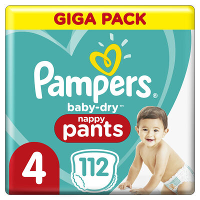 Pampers Baby Dry Pants S4 9-15kg 112-pack