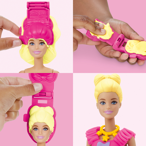 Play-Doh Barbie Leklera med Docka Volanger & Rosetter
