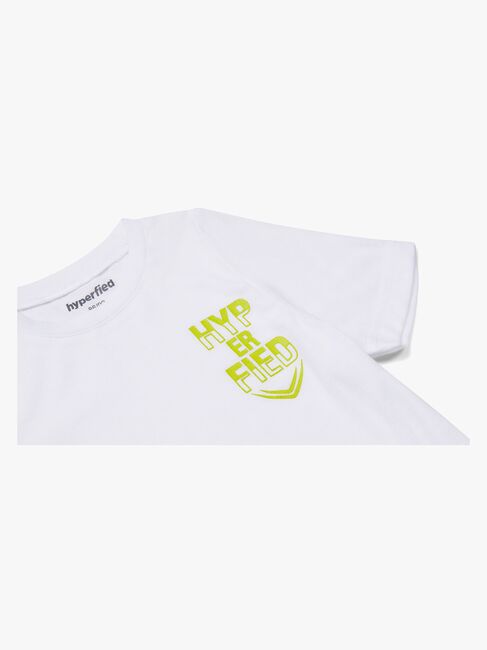 Hyperfied Neo Logo T-Shirt, Bright White