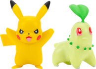 Pokémon Battle Chikorita & Pikachu Actionfigur 2-pack
