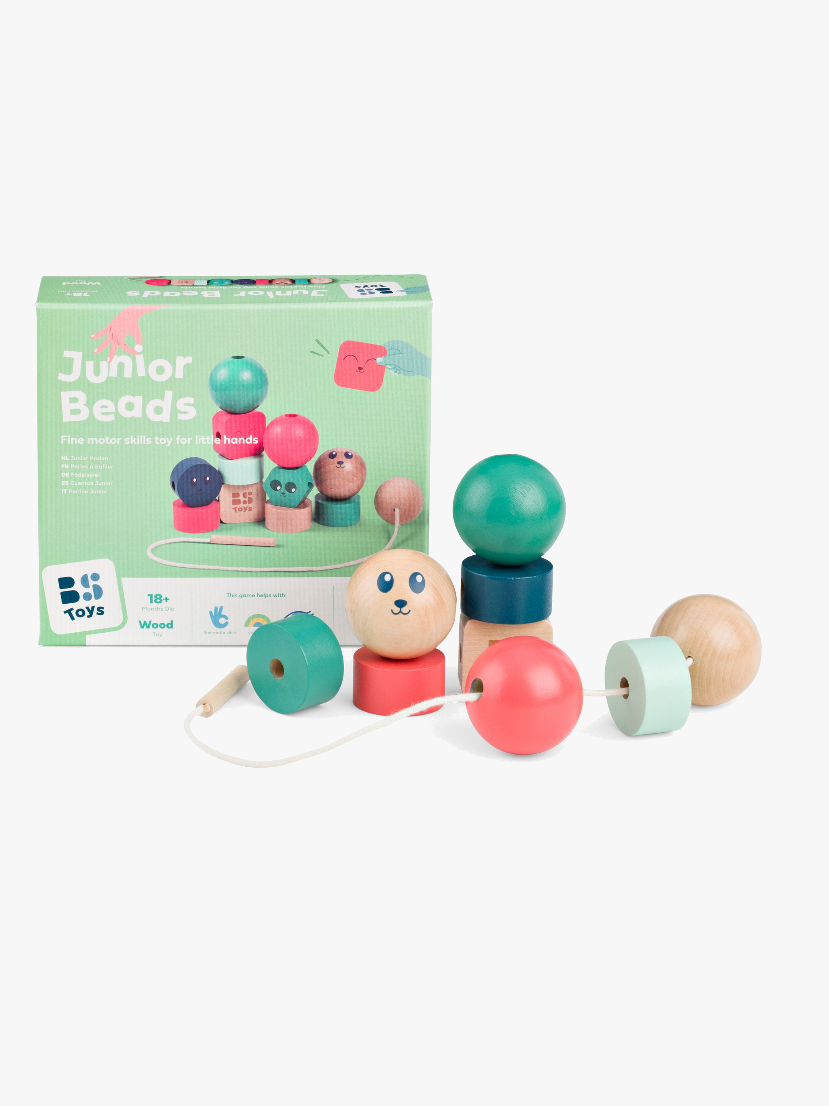 BS Toys Junior Träpärlor